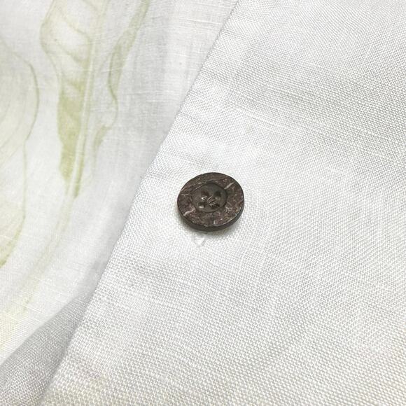 Tommy Bahama | Men | 100% Linen Floral Bird Paradise Button Up Camp Shirt | XL - Picture 8 of 9